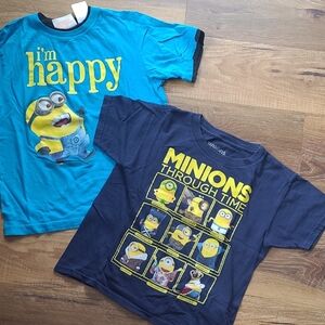 Minions Kids T-Shirt Set - Blue & Navy